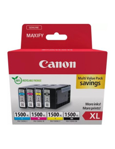 CANON TINTA ECOPACK BKCMY PACK 4XL PARA MAXIFY IB 40504150 - MB 5150515553505450 - PGI 1500XL