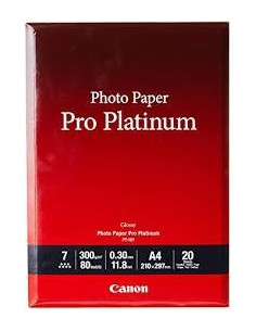 CANON PAPEL FOTOGRÁFICO PRO PLATINUM PT-101 20HA4 300GR