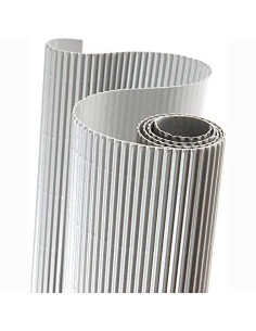 CANSON ROLLO DE CARTÓN ONDULADO 300GR 50X70 CM PLATA -10U-