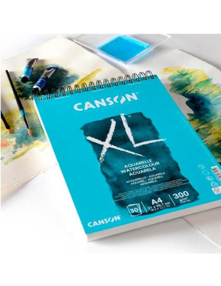 CANSON BLOC DIBUJO XL AQUARELLE 20H A5 BLANCO