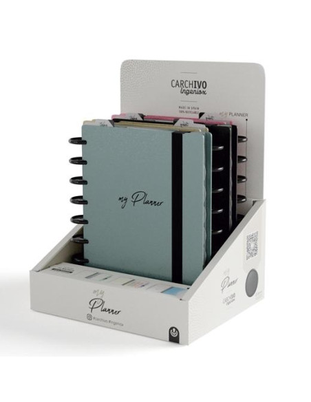 CARCHIVO EXPOSITOR 4 MY PLANNER INGENIOX CLASSIC 240 PAG SURTIDOS