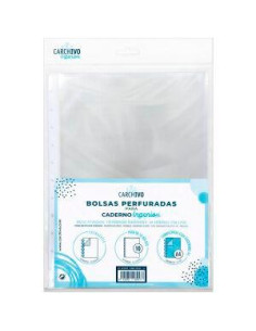 CARCHIVO FUNDAS INGENIOX A4 EXTRAÍBLES PP CRISTAL REFORZADO -PACK 5U-