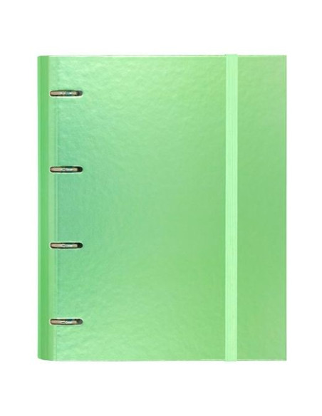 CARPEBLOC CARCHIVO METAL PP F 4 anMIXTAS 35mm con REC 100 hj CUADRIC5x5 VERDE