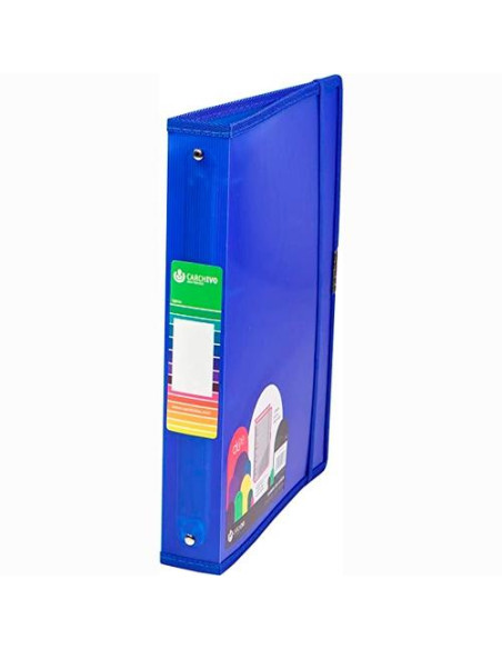 CARCHIVO CARPETA ANILLAS 4 X 40MM A4 CGOMA PP DUNE AZUL