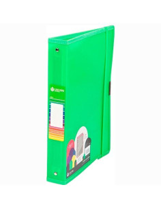 CARCHIVO CARPETA ANILLAS 4 X 40MM A4 CGOMA PP DUNE VERDE