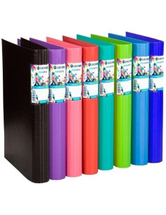 CARCHIVO CARPETA ANILLAS 4 X 40MM A4 FOAM STYLE EXTRA RÍGIDO 2MM VERDE CLARO
