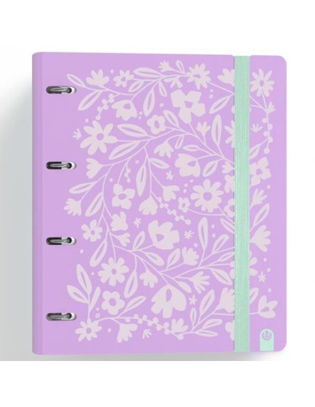 CARPEBLOC CARCHIVO FOAM 360 PRINT2 PP A4 4 anMIXTAS 35mm con REC 100 hj CUADRIC5x5 VIOLETA