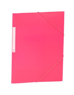 CARCHIVO CARPETA 3 SOLAPAS FOLIO CGOMAS PP OPACO ROSA