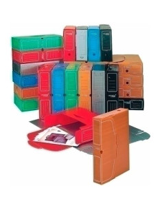 CAJA ARCHIVO DEFINITIVO PP CARCHIVO MINISTERIAL 387x275x105mm MARRON