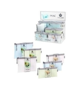 CARCHIVO BOLSA MULTIUSOS CREMALLERA EVA SURTIDO TAMAÑO A6 COLORES SURTIDOS