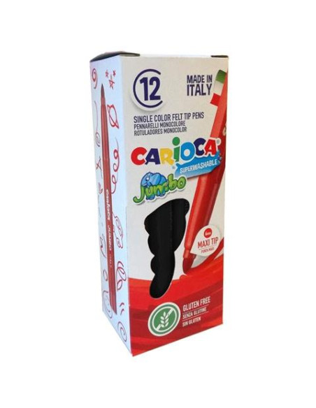 ROTULADOR FIBRA CARIOCA JUMBO NEGRO