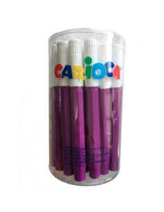 CARIOCA ROTULADOR JUMBO PUNTA GRUESA LILA BOTE 30 UD