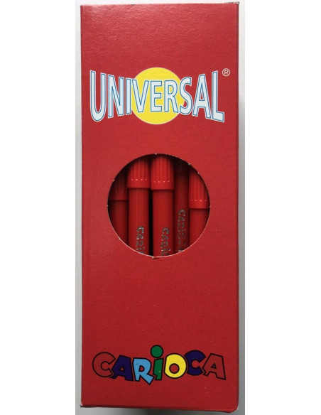 CARIOCA ROTULADORES JOY PUNTA FINA ROJO CAJA 50 UD