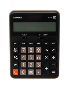 CASIO CALCULADORA DE OFICINA SOBREMESA DX-12B 12 DÍGITOS NEGRO