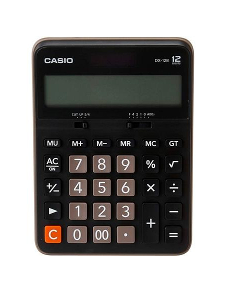 CASIO CALCULADORA DE OFICINA SOBREMESA DX-12B 12 DÍGITOS NEGRO