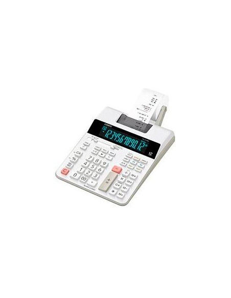 CASIO CALCULADORA CON IMPRESORA FR-2650RC 12 DÍGITOS BLANCO