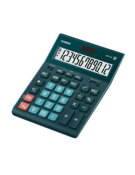 CASIO CALCULADORA DE OFICINA SOBREMESA 12 DÍGITOS VERDE OSCURO