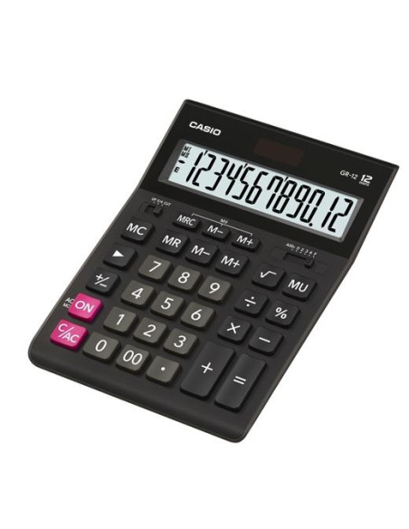 CASIO CALCULADORA DE OFICINA SOBREMESA 12 DÍGITOS NEGRO