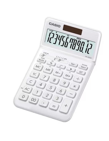 CALCULADORA SOBREMESA CASIO 12 DIGITOS JW-200SC BLANCA