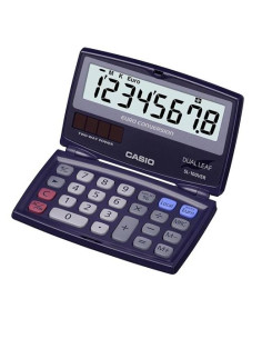 CASIO CALCULADORA BOLSILLO 8 DIGITOS PANTALLA GRANDE LCD AZUL MARINO