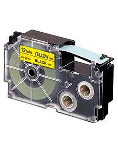 CASIO CINTA PARA ETIQUETADORA 8M X 12MM NEGROAMARILLO