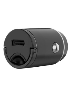 CELLY CARGADOR DE MINI COCHE USB-C 30W NEGRO