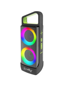 CELLY ALTAVOZ 10W INALAMBRICO CON LUCES RGB NEGRO