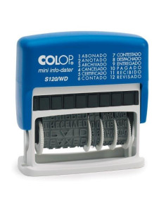 COLOP FORMULAFECHADOR MINI MODS120WD AZUL