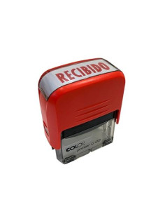 COLOP SELLO PRINTER C20 FORMULA  RECIBIDO  ALMOHADILLA E20 14X38MM ROJO