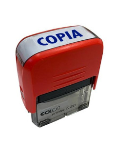 COLOP SELLO PRINTER C20 FORMULA  COPIA  ALMOHADILLA E20 14X38MM ROJO