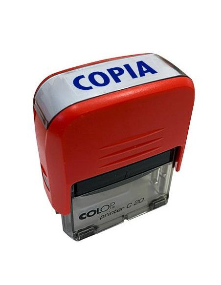 COLOP SELLO PRINTER C20 FORMULA  COPIA  ALMOHADILLA E20 14X38MM ROJO