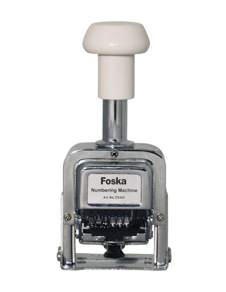 FOSKA SELLO NUMERADOR AUTOMATICO 5MM 6 BANDAS