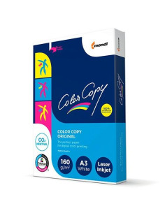 COLOR COPY ORIGINAL PAPEL REPROGRÁFICO DIN A3 160GR PAQUETE 250H BLANCO SATINADO MATE