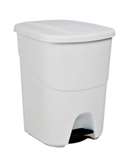 DENOX CUBO CON PEDAL ECOLÓGICO PEDALBIN 40L BLANCO