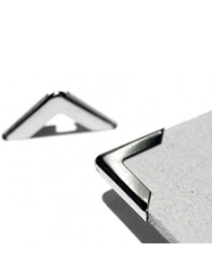 DISPLAST CANTONERAS MEDIANAS 16X16X5MM -  PACK 100U - NÍQUEL