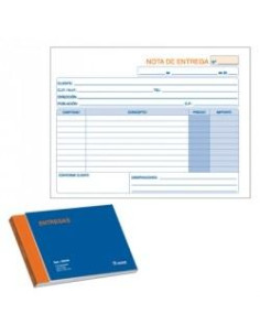 DOHE TALONARIO ENTREGAS CUARTO APAISADO DUPLICADO AUTOCOPIATIVO -10U-