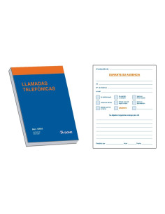 DOHE TALONARIO LLAMADAS TELEFÓNICAS SENCILLO -10U-