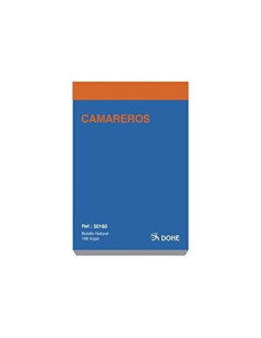 DOHE TALONARIO CAMAREROS BOLSILLO NATURAL SENCILLO -10U-