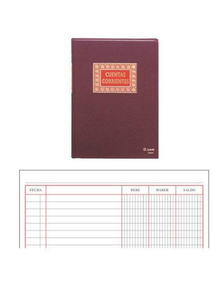 LIBRO CONTABILIDAD DOHE F 100H CUENTAS CORRIENTES