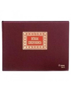 LIBRO REGISTRO SOCIOS DOHE F APAISADO 100H ENTRADA DE CORRESPONDENCIA