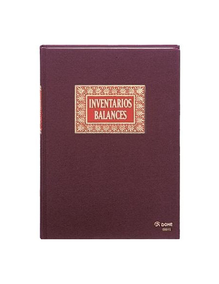 LIBRO CONTABILIDAD DOHE F 100H INVENTARIOBALANCE