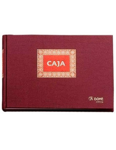 DOHE LIBRO CAJA DE CONTABILIDAD 100H NUMERADAS CUARTO APAISADO