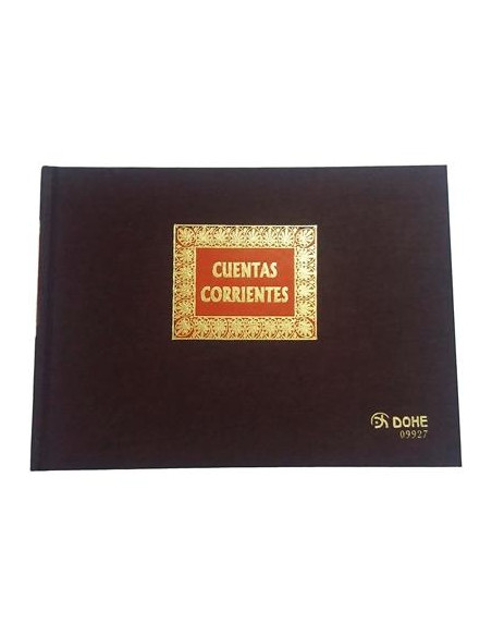 LIBRO CONTABILIDAD DOHE 4 APAISADO 100H CUENTAS CORRIENTES