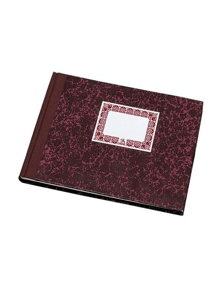 CARTONE DOHE 4 APAISADO 100 HOJAS NUMERADAS CAJA BURDEOS