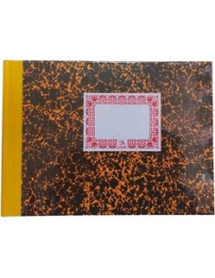 DOHE CUADERNO CARTONÉ CUENTAS CORRIENTES 100H CUARTO APAISADO 70GR MARRÓN