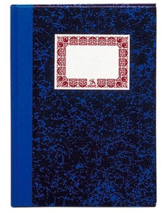 DOHE CUADERNO CARTONÉ 80H CUARTO NATURAL RAYADO HORIZONTAL 70GR AZUL