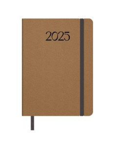 DOHE AGENDA ANUAL MANHATTAN 14X20CM DP MARRÓN CÁMEL 2025