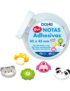 TACO NOTAS DOHE TROQUELADAS 50h 45 X 45 DIBUJOS BOMBONERA de 75