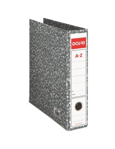 DOHE ARCHIVADOR PALANCA ARCHICLÁS FOLIO LOMO ANCHO CARTÓN RÍGIDO GRIS JASPEADO