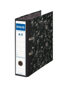 DOHE ARCHIVADOR PALANCA ARCHINOVO A4 LOMO ANCHO RADO CARTÓN FORRADO NEGRO JASPEADO